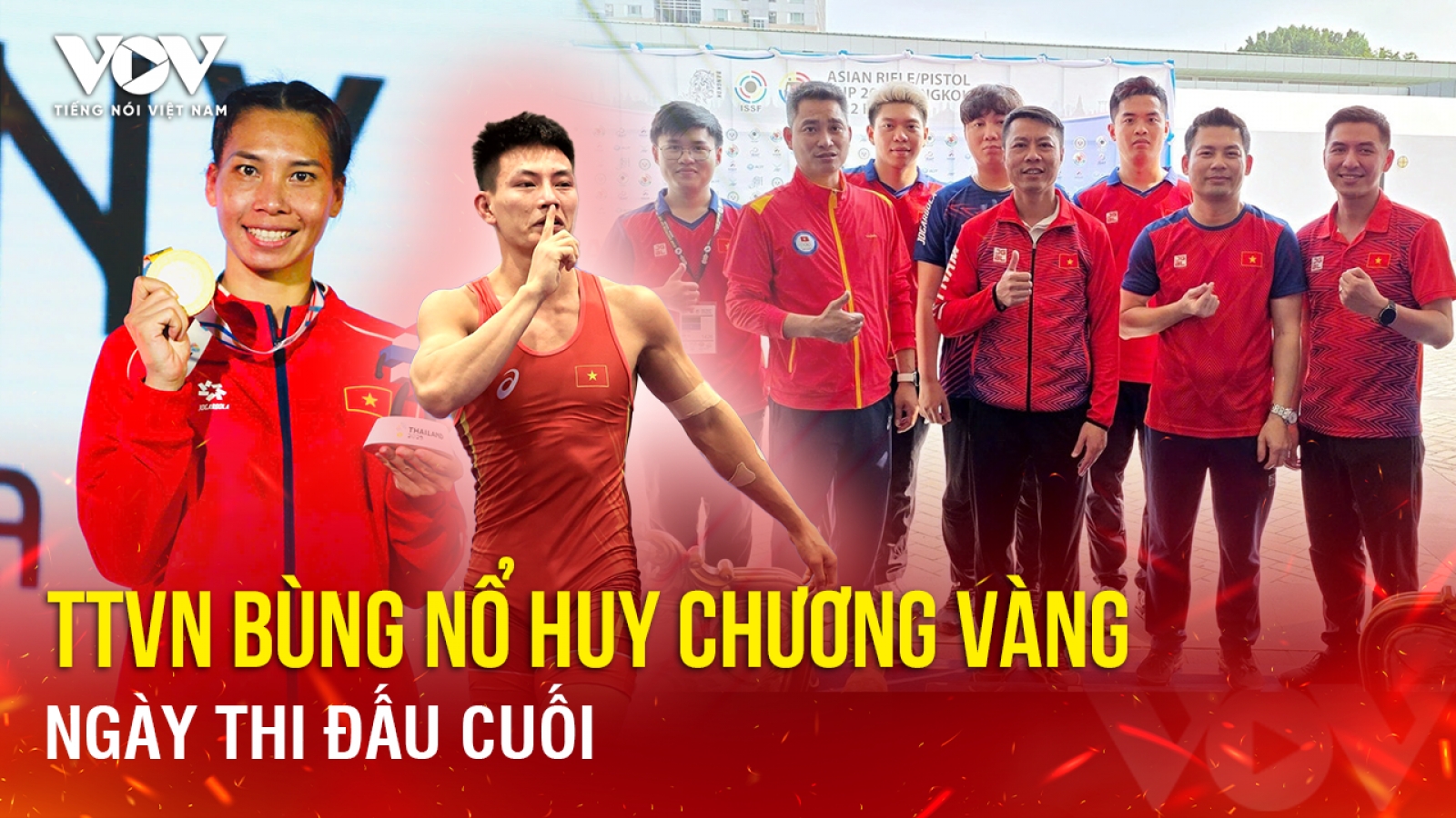 Bản tin SEA Games 33 ngày 19/12: TTVN bùng nổ HCV ngày thi đấu cuối
