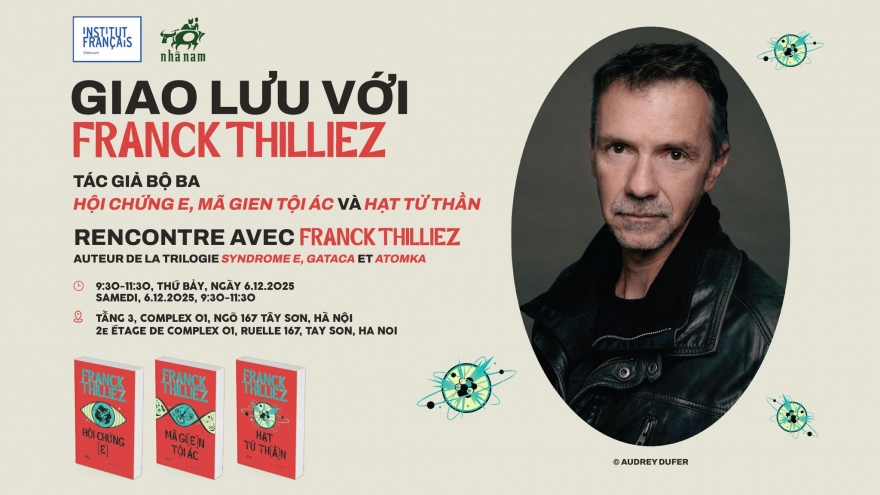 French writer Franck Thilliez to tour Vietnam
