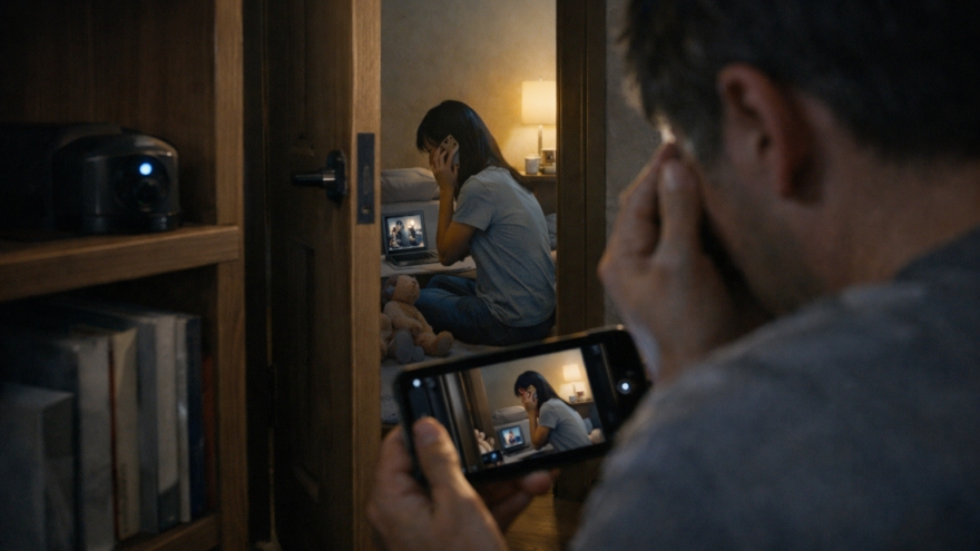 Lén đặt camera theo dõi giúp việc, tôi bật khóc khi biết sự thật sau cánh cửa