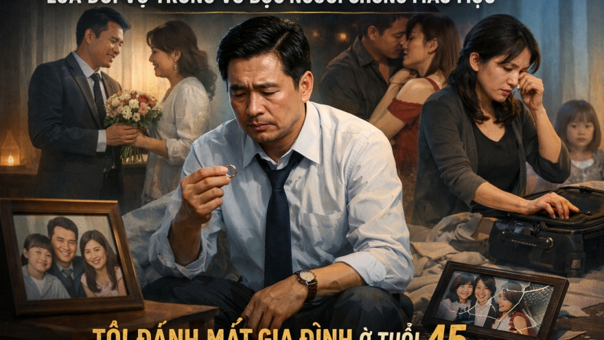 Lừa dối vợ trong vỏ bọc người chồng mẫu mực, tôi đánh mất gia đình ở tuổi 45