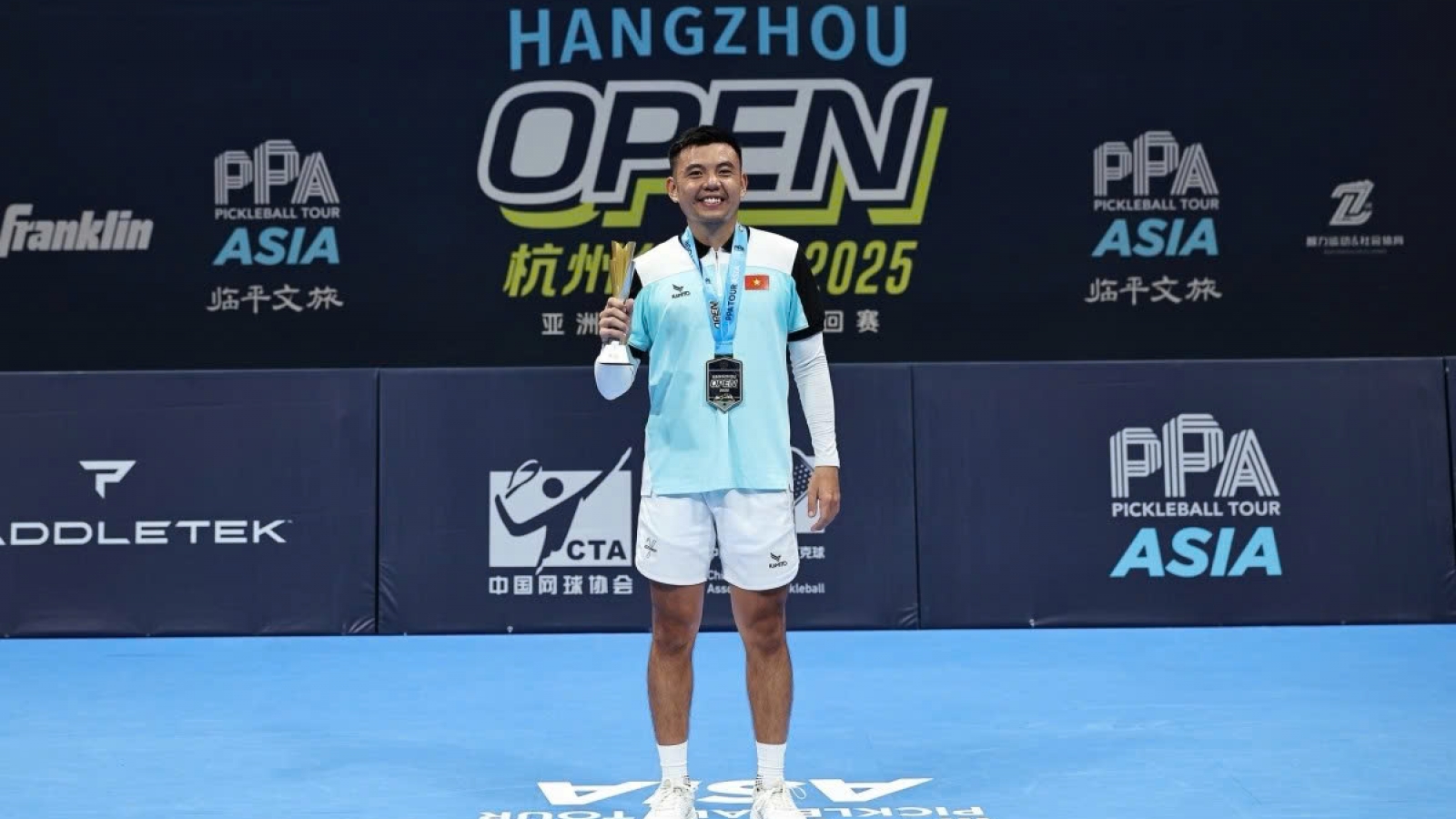 Ly Hoang Nam ranks second on PPA Tour Asia men’s singles standings