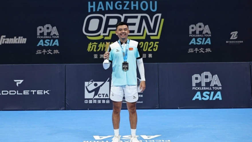 Ly Hoang Nam ranks second on PPA Tour Asia men’s singles standings