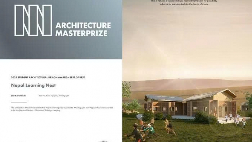Vietnamese students win two international architecture prizes