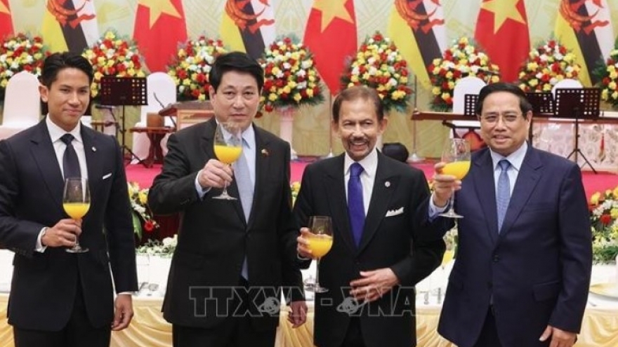 President hosts state banquet for Brunei Sultan