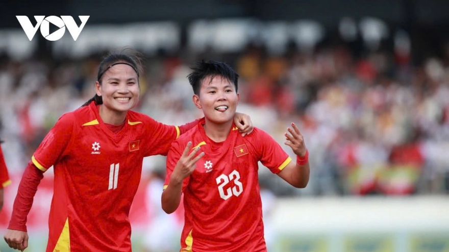 Vietnam women’s football team earn SEA Games semifinal spot