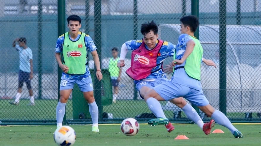 Vietnam play Syria in closed-door friendly ahead of AFC U23 Asian Cup finals
