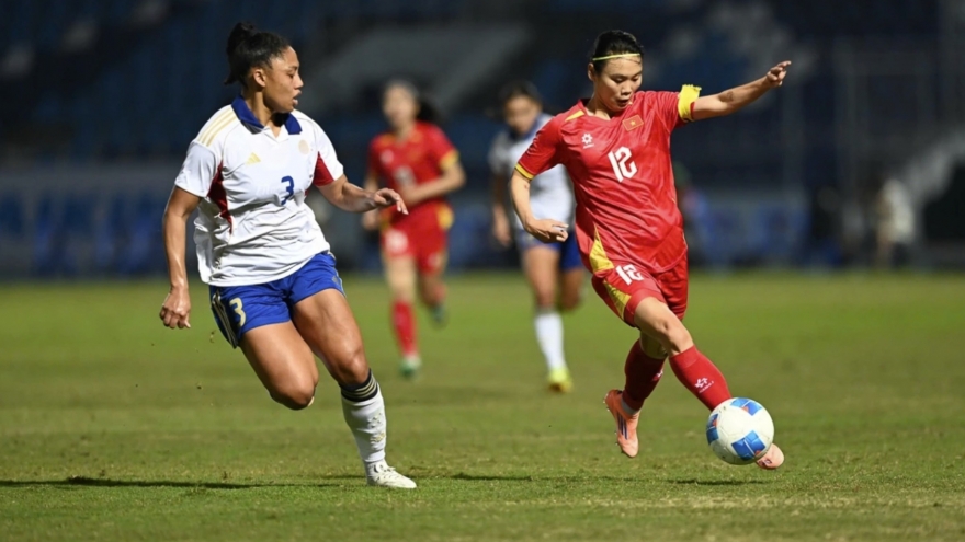 Vietnam women’s football team suffer narrow 1-0 defeat to Philippines