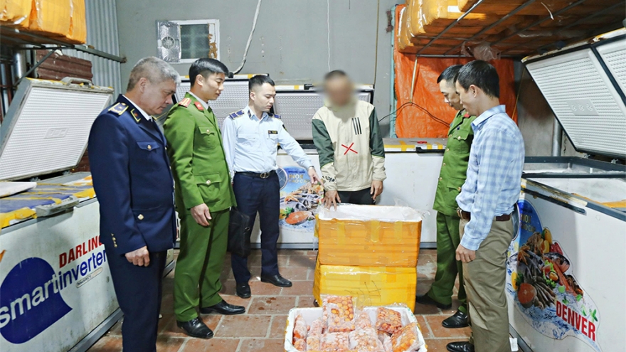 Phát hiện gần 700kg trứng non và nầm lợn không rõ nguồn gốc ở Bắc Ninh