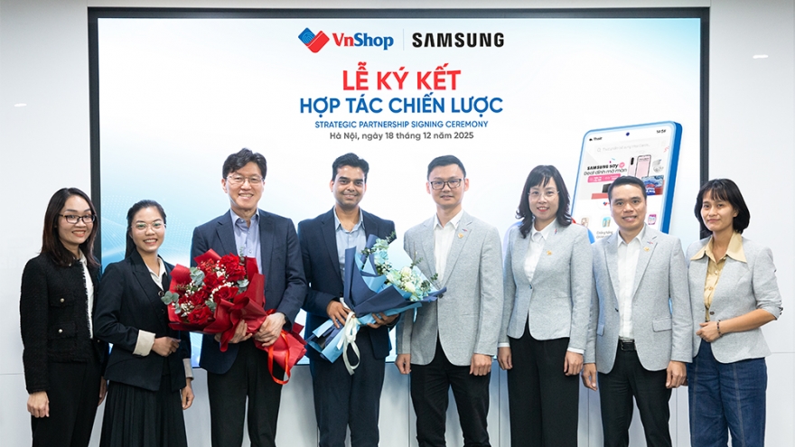 Samsung chính thức đưa sản phẩm lên VnShop thông qua hợp tác chiến lược
