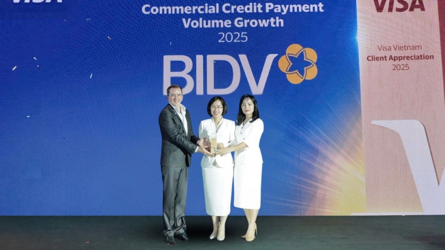 BIDV liên tiếp nhận giải thưởng Quốc tế về thẻ doanh nghiệp