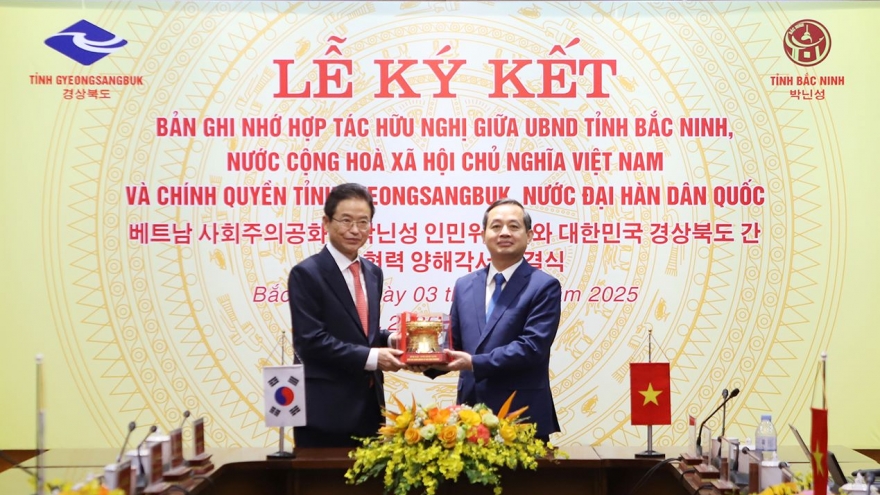 Bắc Ninh ký kết bản ghi nhớ hợp tác hữu nghị với tỉnh Gyeongsangbuk (Hàn Quốc)