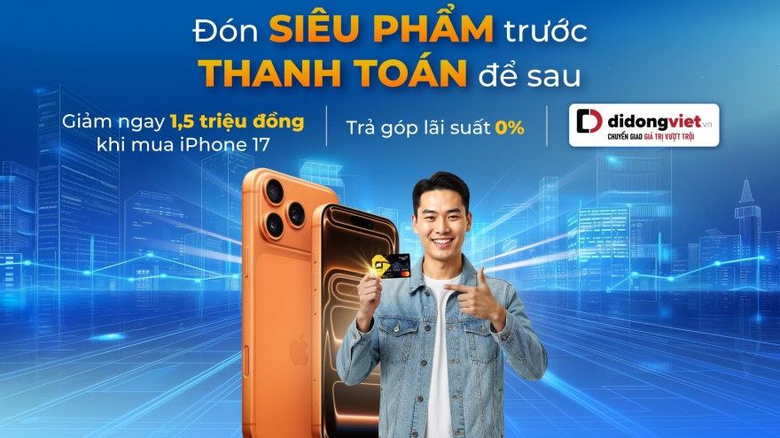 PVcomBank ưu đãi cho khách hàng mua trả góp iPhone 17 bằng thẻ tín dụng