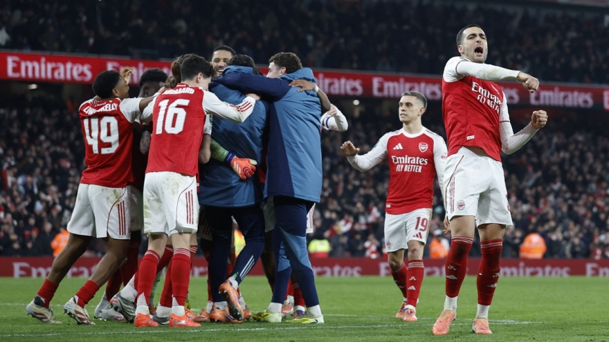Kết quả bóng đá hôm nay 24/12: Arsenal thẳng tiến bán kết Cúp Liên Đoàn Anh