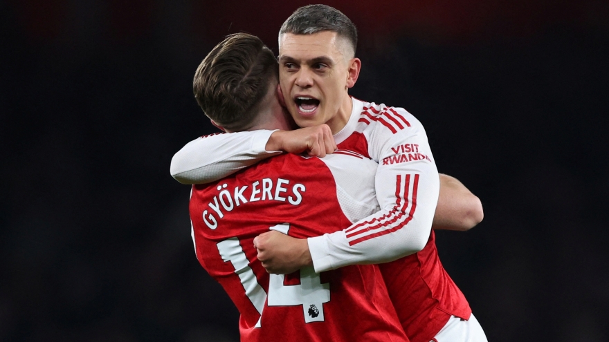 Arsenal vô địch Ngoại hạng Anh 2025/2026 lượt đi