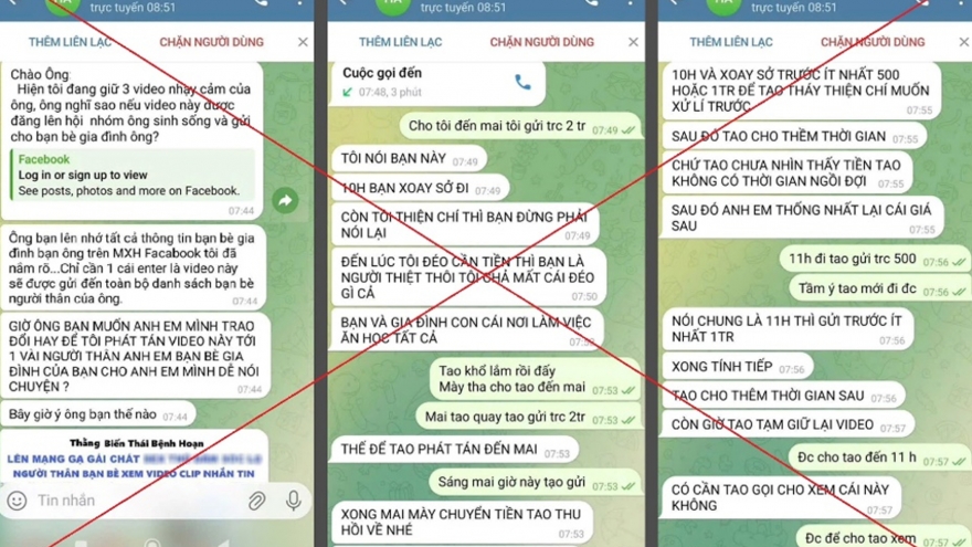 Cảnh báo chiêu trò dụ “chat sex” trên mạng xã hội rồi tống tiền