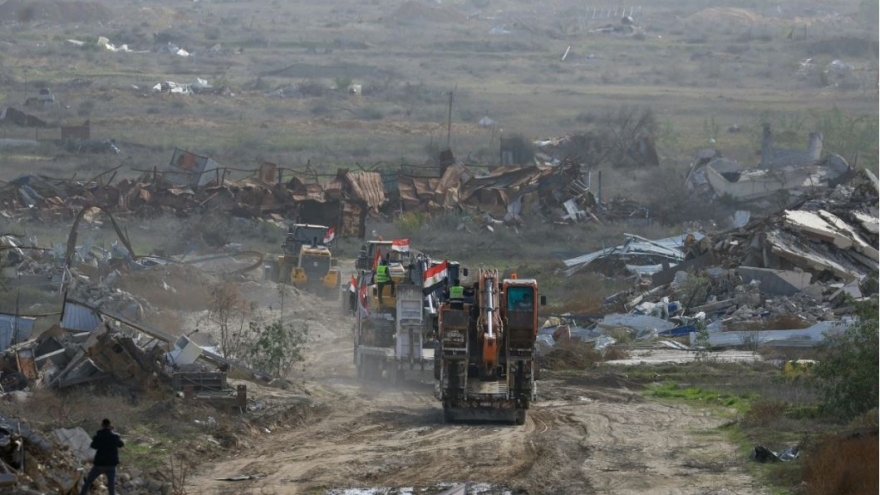 Ai Cập chuyển thêm 7.400 tấn hàng cứu trợ đến Gaza