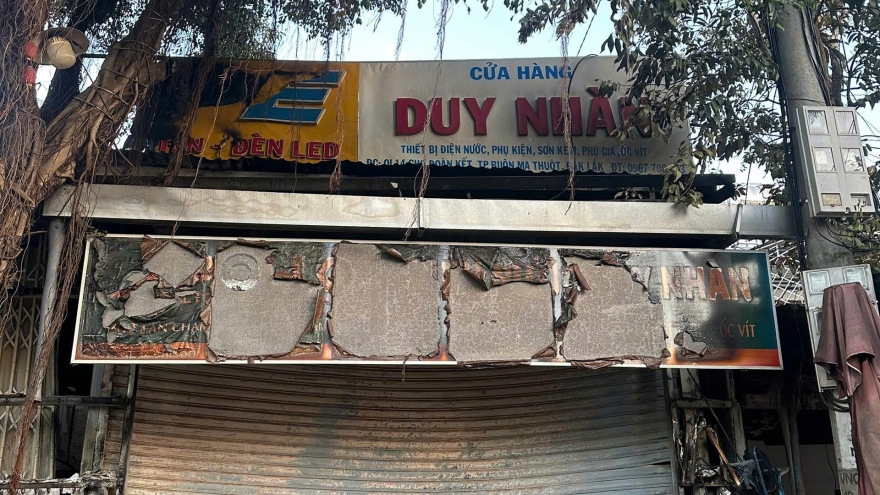 Cháy nhà trong đêm ở Đắk Lắk, 4 người trong gia đình tử vong