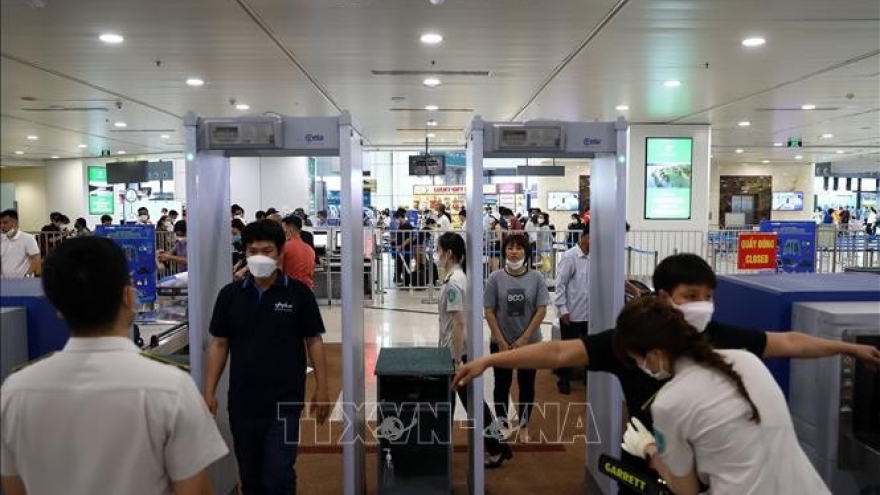 Check-in counters only available for passengers with checked baggage from Dec 1