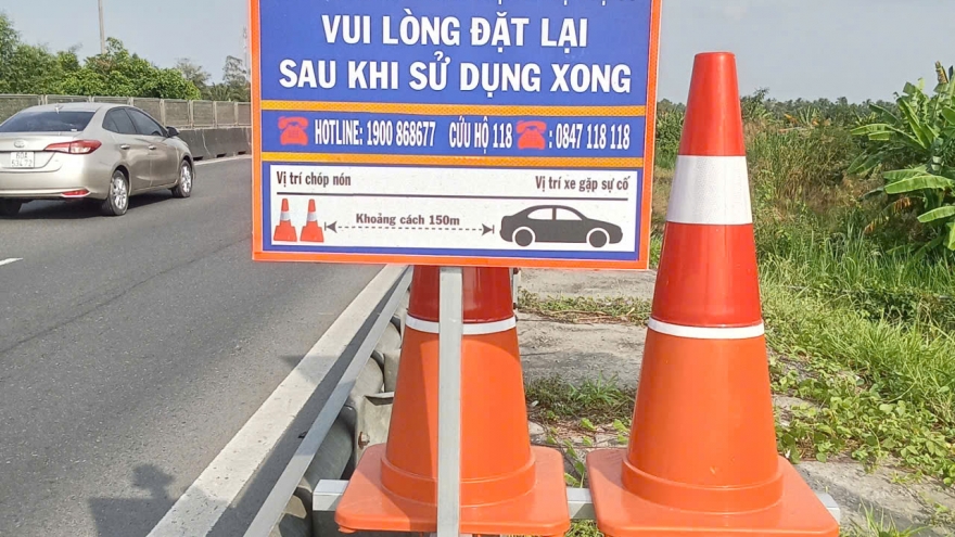 Sáng kiến “chóp nón” trên cao tốc: Giải pháp nhỏ, hiệu quả lớn cho ATGT