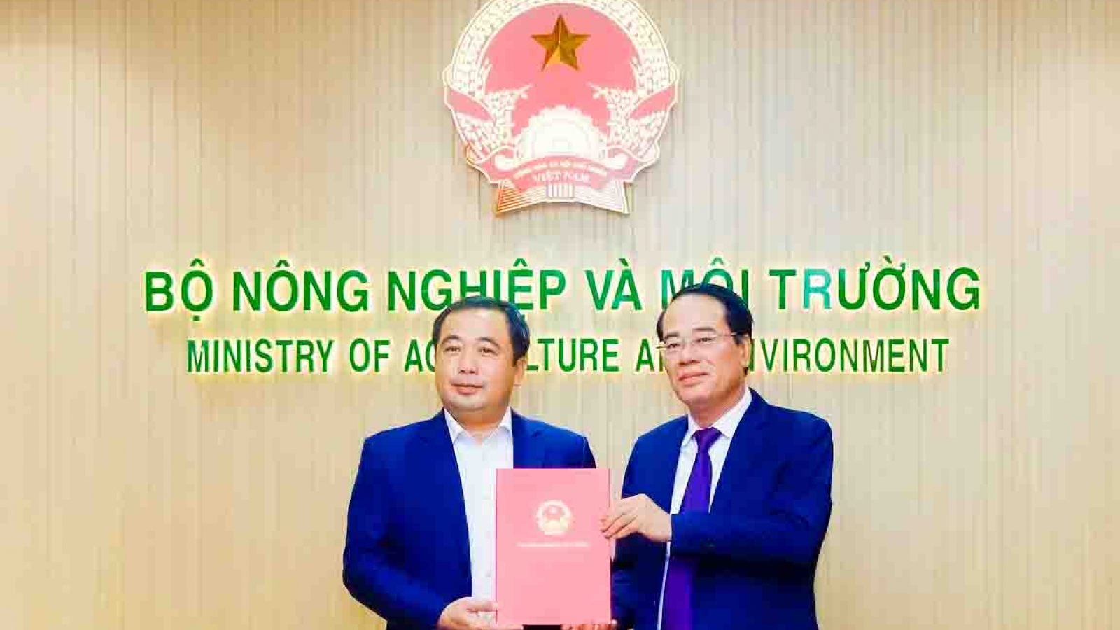 Ông Tăng Thế Cường giữ chức Cục trưởng Cục Môi trường