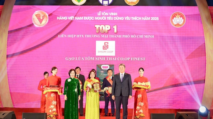 Hàng nhãn riêng Saigon Co.op là hàng Việt Nam được người tiêu dùng yêu thích nhất