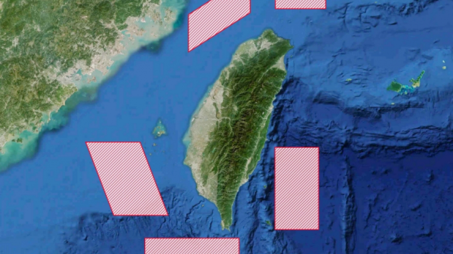 Trung Quốc tập trận quanh Đài Loan nhằm “răn đe” can thiệp từ bên ngoài