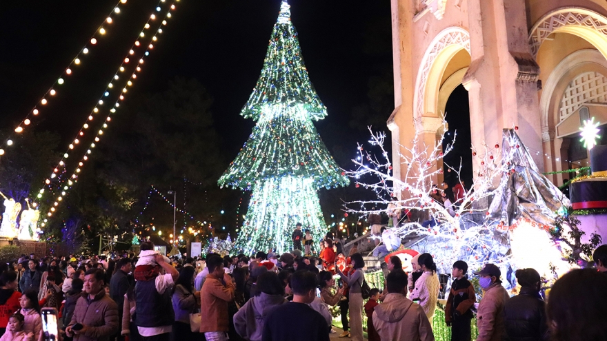 Người dân TP.HCM và Đà Lạt rộn ràng đón Giáng sinh