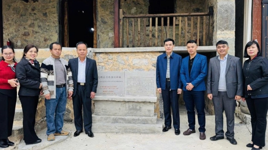 Cao Bằng khảo sát xây tuyến du lịch đỏ “Hành trình theo chân Bác Hồ” tại Quảng Tây