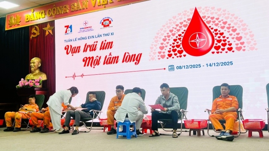 EVNGENCO3 hưởng ứng Tuần lễ hồng EVN lần thứ XI với 400 đơn vị máu hiến tặng