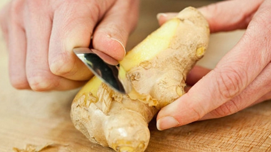 Vỏ gừng có tác dụng cực tốt mà nhiều người hay gọt bỏ