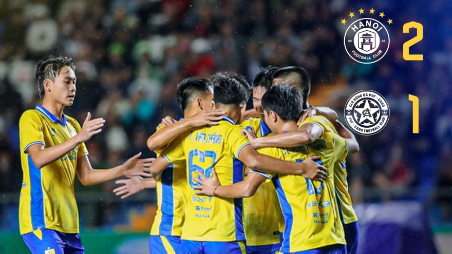 Hà Nội FC thắp lại hy vọng vô địch sau khi ngược dòng thắng PVF CAND