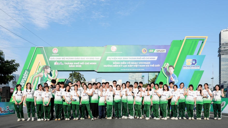 60.000 học sinh tạo kỷ lục kép Việt Nam và thế giới với võ nhạc Vovinam