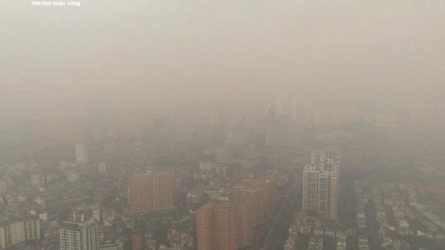 Không khí Hà Nội xấu trở lại sau hai ngày cải thiện