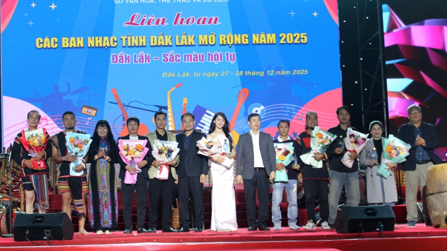 Khai mạc Liên hoan các Ban nhạc tại Đắk Lắk mở rộng năm 2025