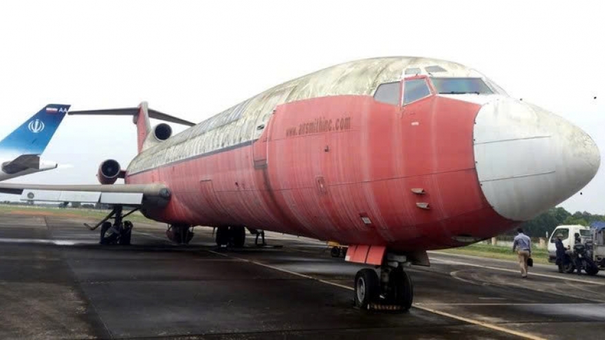 Học viện Hàng không tiếp nhận máy bay Boeing bị bỏ quên ở Nội Bài để làm giáo cụ