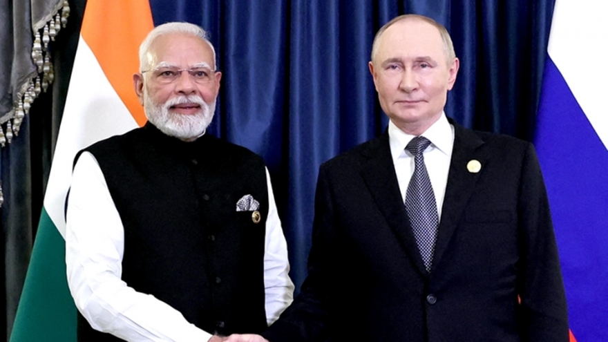 Ông Putin: Quan hệ Nga-Ấn tiếp tục phát triển năng động trên nhiều lĩnh vực