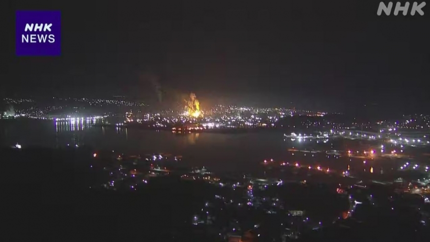 Nổ lớn tại một nhà máy thép ở Hokkaido, Nhật Bản