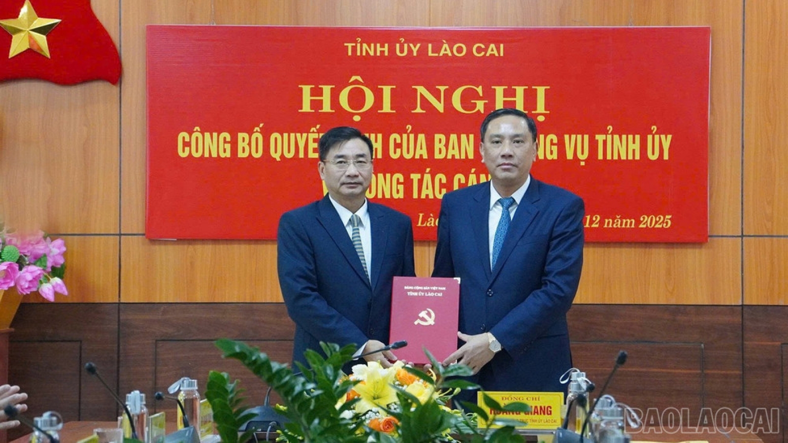 Lào Cai điều động, bổ nhiệm nhiều cán bộ chủ chốt