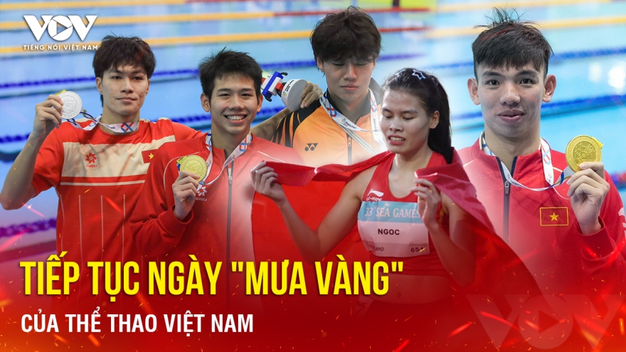 Bản tin SEA Games 33 ngày 12/12: "Cơn mưa vàng" của Đoàn Thể thao Việt Nam
