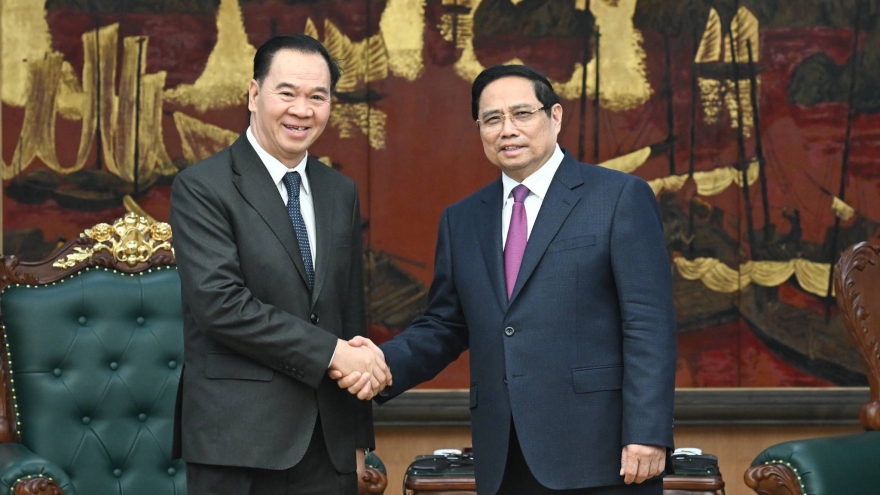 Thủ tướng Phạm Minh Chính tiếp Bộ trưởng Bộ Giáo dục và Thể thao Lào