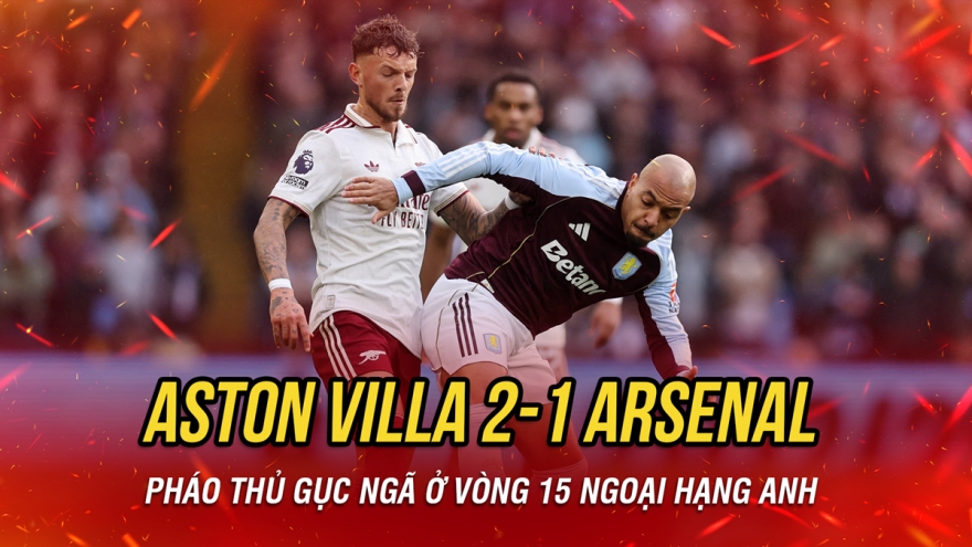 Kết quả Ngoại hạng Anh hôm nay 6/12: Arsenal gục ngã phút cuối trước Aston Villa