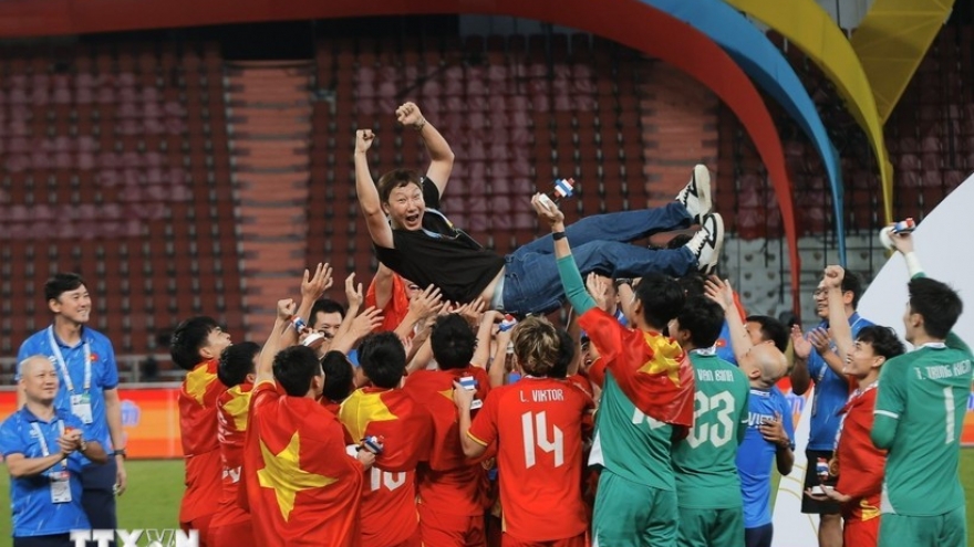 RoK media hails Vietnam’s dramatic victory over Thailand at 33rd SEA Games