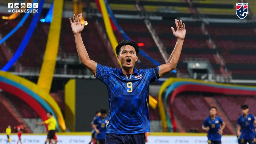 Kết quả bóng đá SEA Games 33: U22 Thái Lan vượt qua U22 Singapore