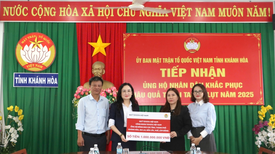 Toyota Việt Nam chung tay cùng bà con 5 tỉnh miền Trung và Tây Nguyên sau bão lũ