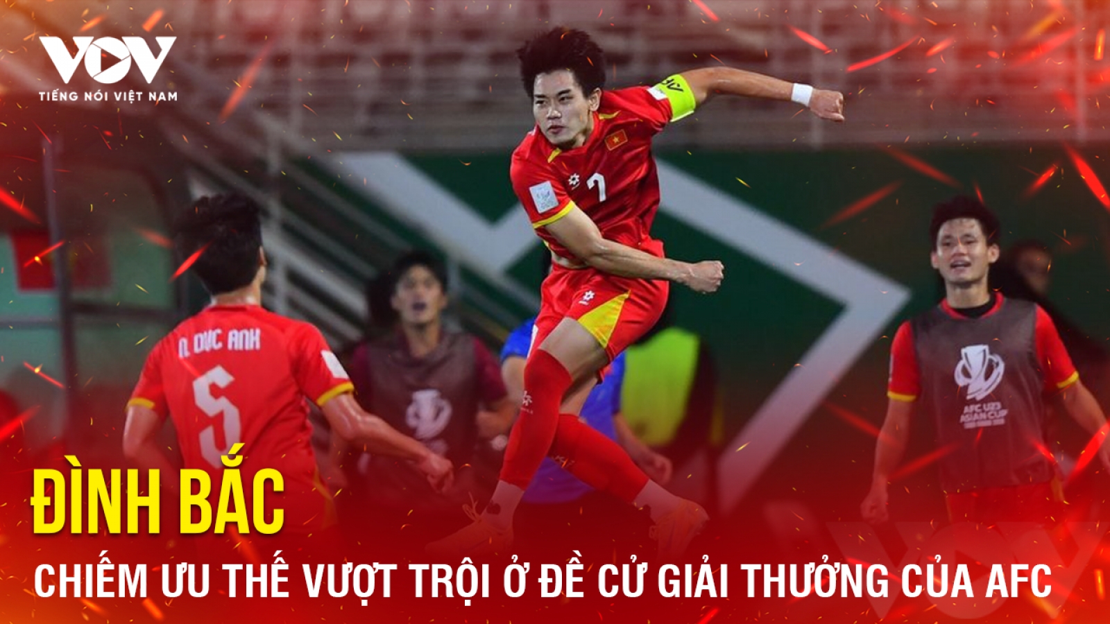 Tin bóng đá 28-1: Đình Bắc chiếm ưu thế vượt trội ở đề cử giải thưởng của AFC