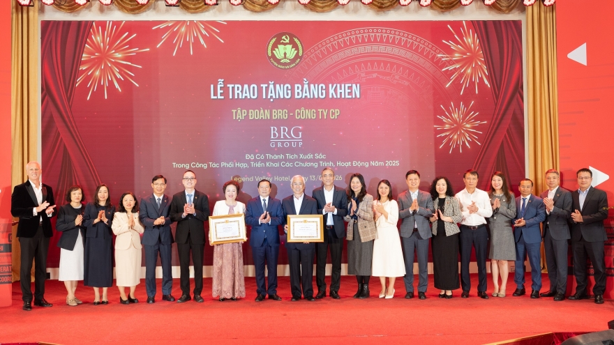 Tập đoàn BRG được trao tặng Bằng khen của Ban Tuyên giáo và Dân vận Trung ương