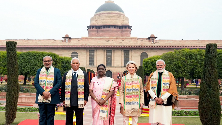 Ấn Độ công bố FTA và ký thỏa thuận quốc phòng, an ninh với EU