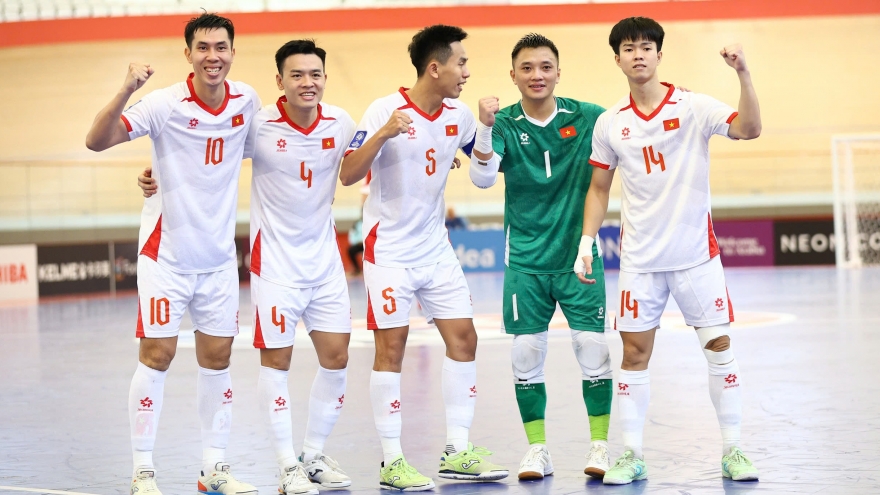 ĐT Futsal Việt Nam chính thức giành quyền vào tứ kết giải Futsal châu Á 2026