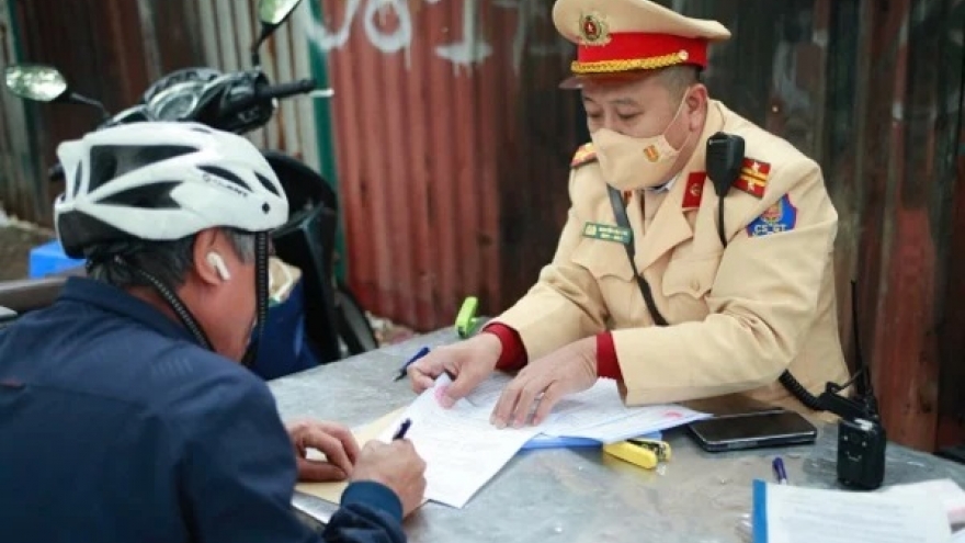 Xử lý vi phạm nồng độ cồn “xuyên” Tết Dương lịch