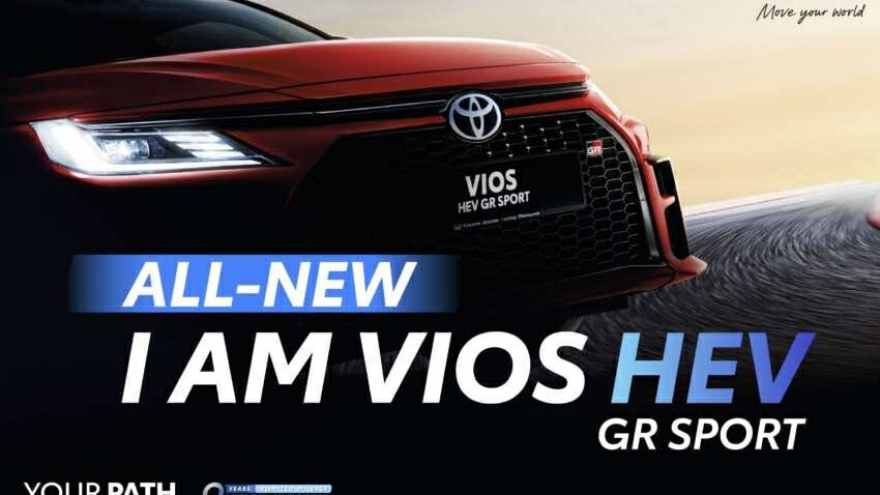 Toyota Vios Hybrid 2026 ra mắt tại Malaysia với hai phiên bản